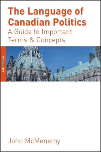 Book cover image for The Language of Canadian Politics ISBN: 9780889205031